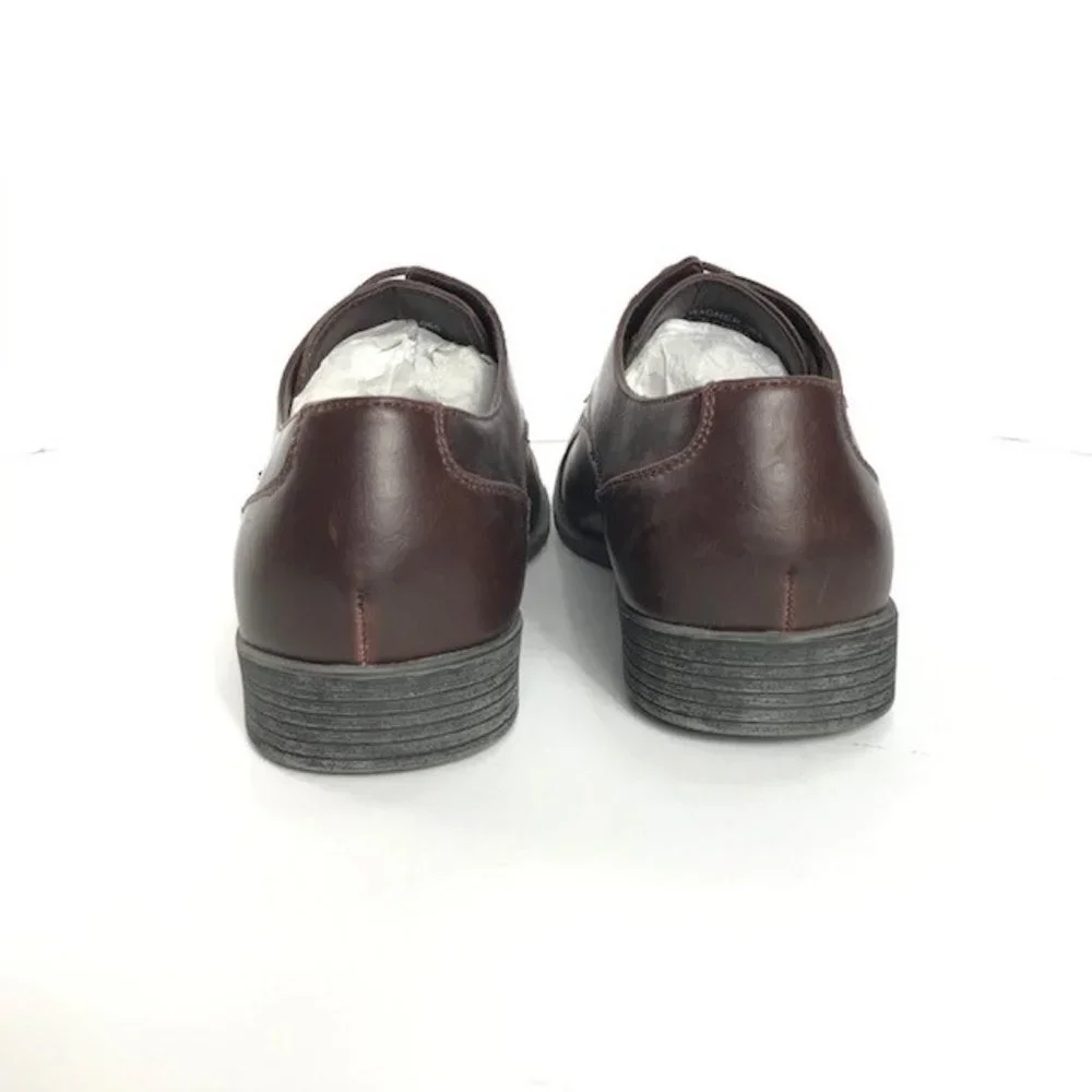Viotti Men's Brown Casual Shoes with Laces Man Made Material Sizes 8.5 - 10.5